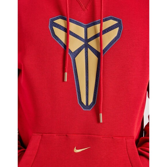 Nike Kobe Bryant Dri-FIT Pullover Red Basketball Hoodie Size Large HF0066-636 - Picture 2 of 11